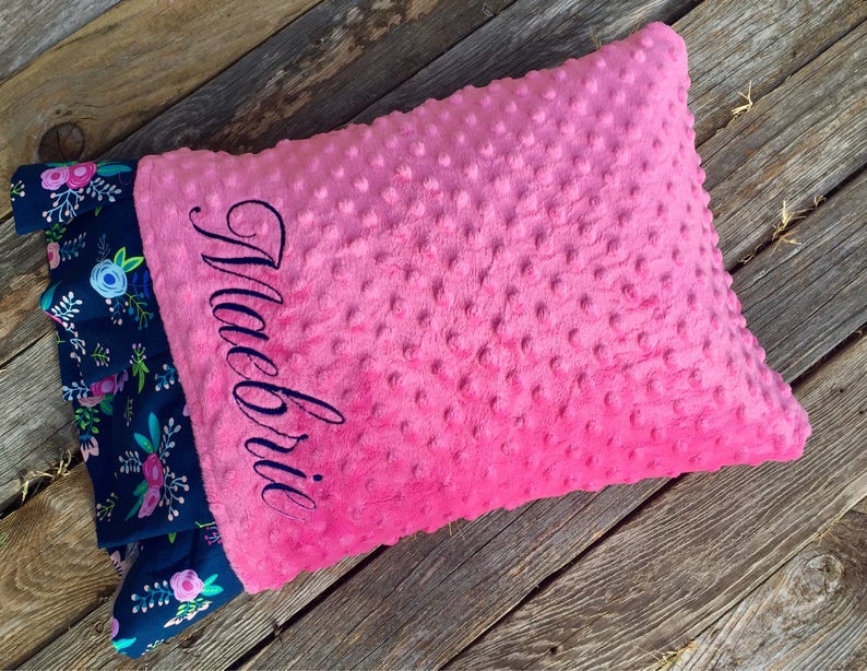 Personalized Minky Blanket and Personalized Pillowcase Etsy