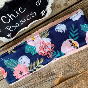 Spa Towel headband - Spa Towel Head Wrap - Facial Headband - Towel Headband - Custom Headband - Reusable Cotton Rounds