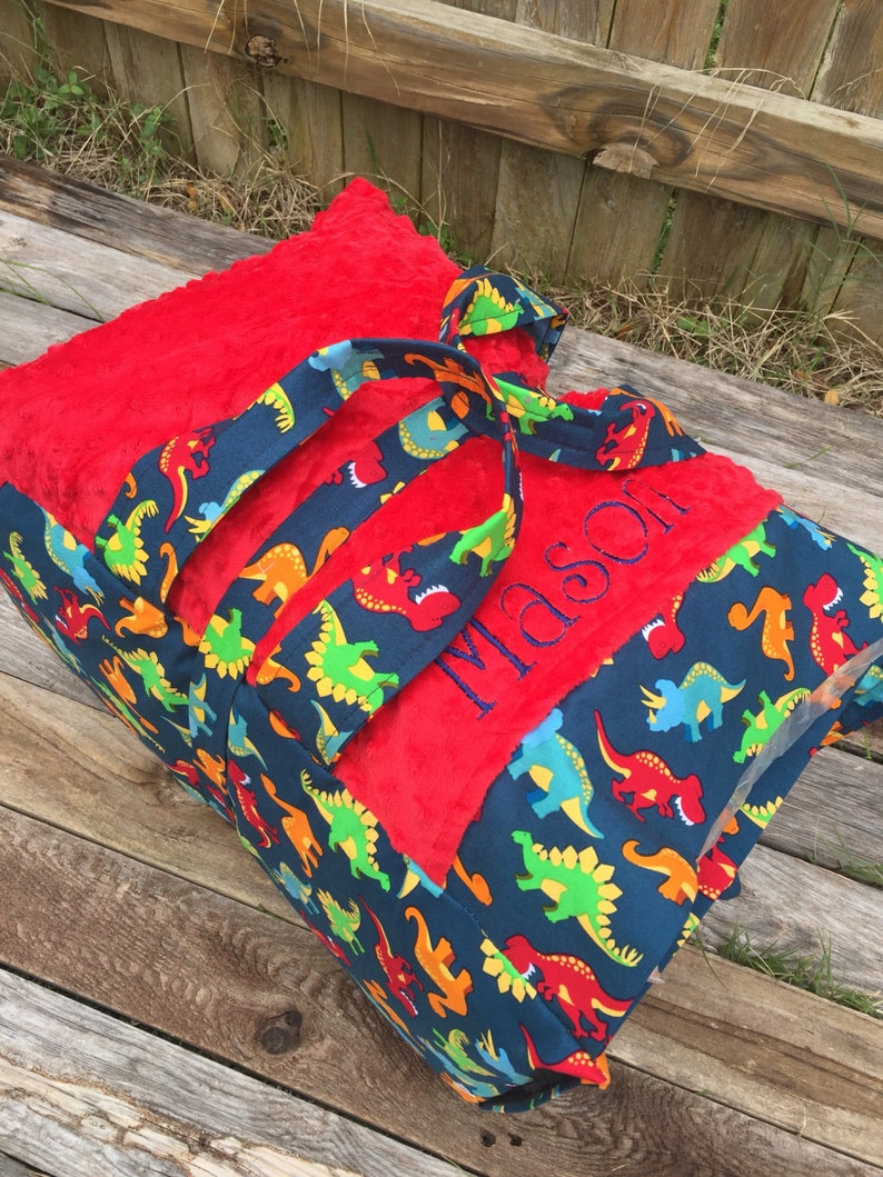 Personalized Nap Mat Cover With Both Attached Minky Blanket Etsy