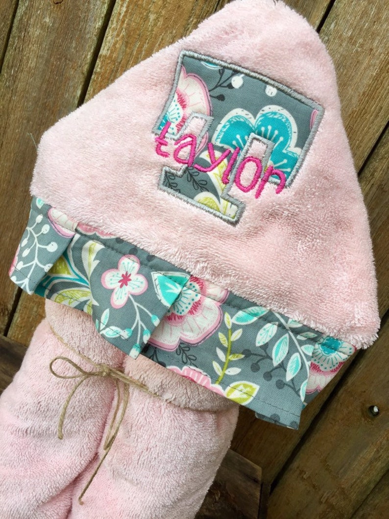 Personalized Hooded Towel Custom Hooded Bath Towel