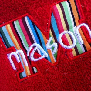 Personalized Hooded Towel over 200 fabric choices image 6