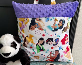 Reading Pillow - Reading Pocket Pillow - Personalized Reading Pillow - Pocket Reading Pillow - Ready to Ship - princesses