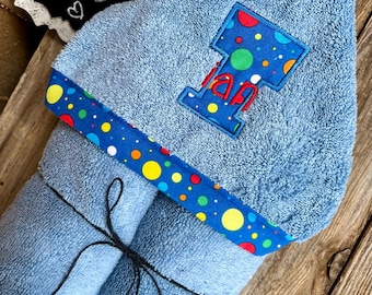 Custom Hooded Towel - over 200 fabric choices - Personalized Hooded Towel - Personalized Baby Towel - Big Kid Towel