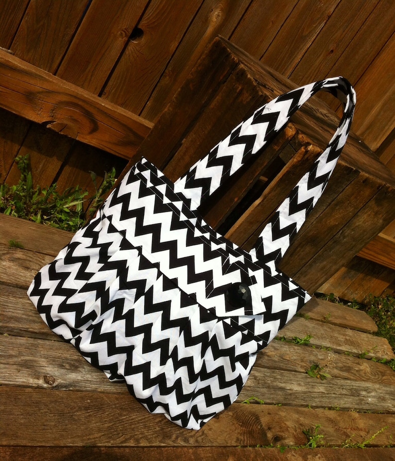 The Rue Fabric Tote/Handbag/Purse/Hobo image 1