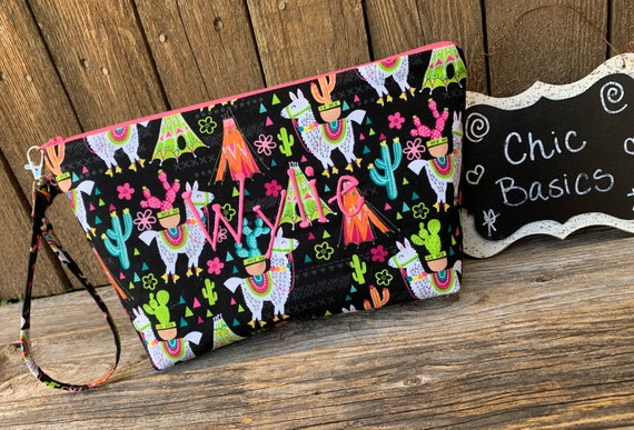 Makeup Bag - Cosmetics Case - Bridesmaid Gifts - Personalized Cosmetic Bags - over 200 Fabric Choices - Toiletry Bag - Small Zipper Pouch