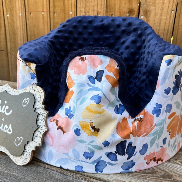 Bumbo Seat Cover - Watercolor floral - Ready to Ship - girl bumbo cover