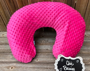 Custom Nursing Pillow Cover with Zipper Closure for Boppy - Lounger Cover - Over 200 Fabrics to Choose From