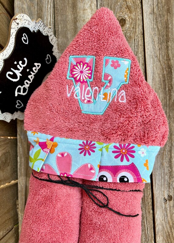 Personalized Hooded Towel - over 200 fabric choices
