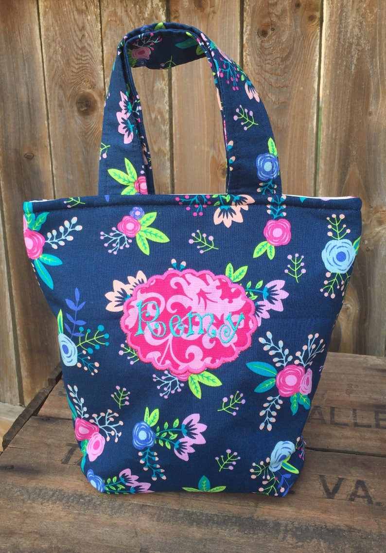 Personalized Zipper Toddler Backpack and Lunch Pail Set