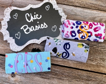 Luggage handle wrap - Handle Wrap - Personalized Luggage tag - Personalized Luggage Handle Wrap - Luggage Finder - 200 Fabric Choices