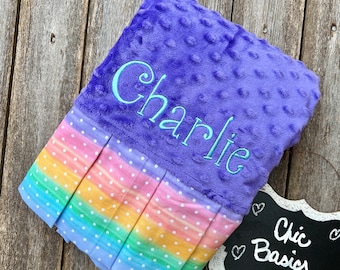 Personalized Minky Pillowcase - Travel Size Pillowcase - Standard Size PillowCase - 200 fabric choices - applique pillowcase