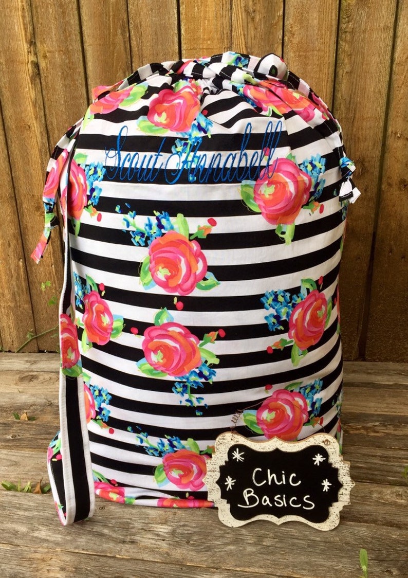 Personalized Laundry Bag Travel Laundry Bag Drawstring Etsy Italia