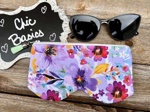Fabric Eyeglass Case - Sunglass Case - Readers Case - Eyeglass Case - Personalized Sunglass Case - 200 fabric choices