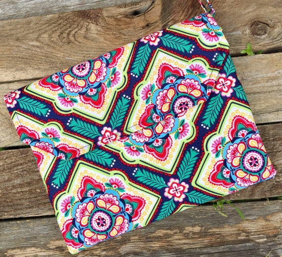 Diaper Clutch with attached minky changing pad - Ready to Ship!!