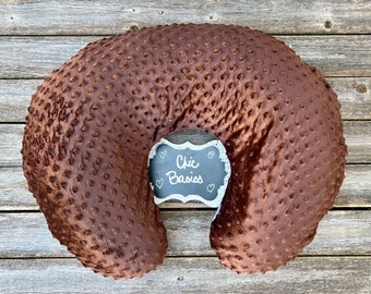 Custom Nursing Pillow Cover with Zipper Closure for Boppy - 200 Fabric Options