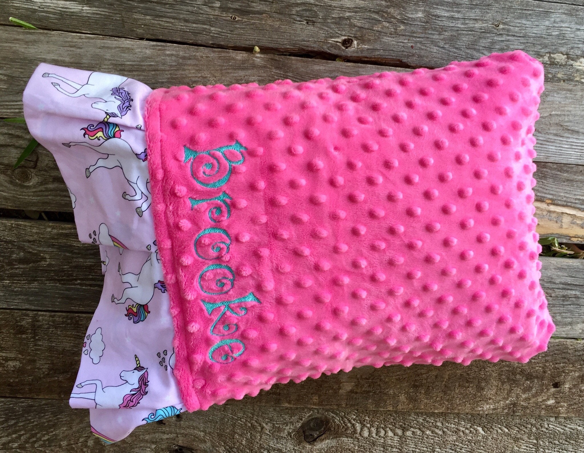 minky pillowcase