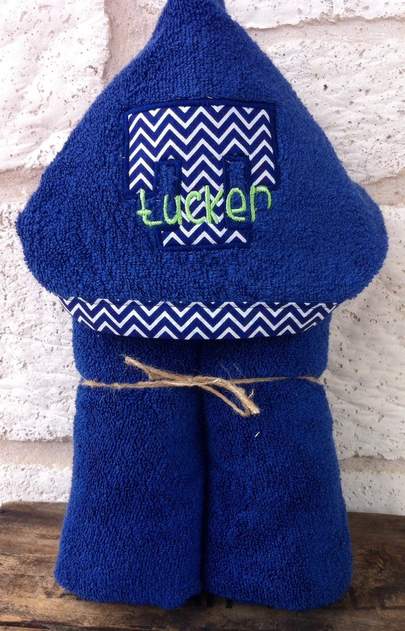 Personalized Hooded Towel over 200 fabric choices image 5