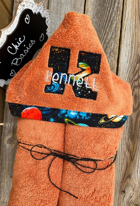 Custom Personalized Hooded Towel - over 200 fabric choices