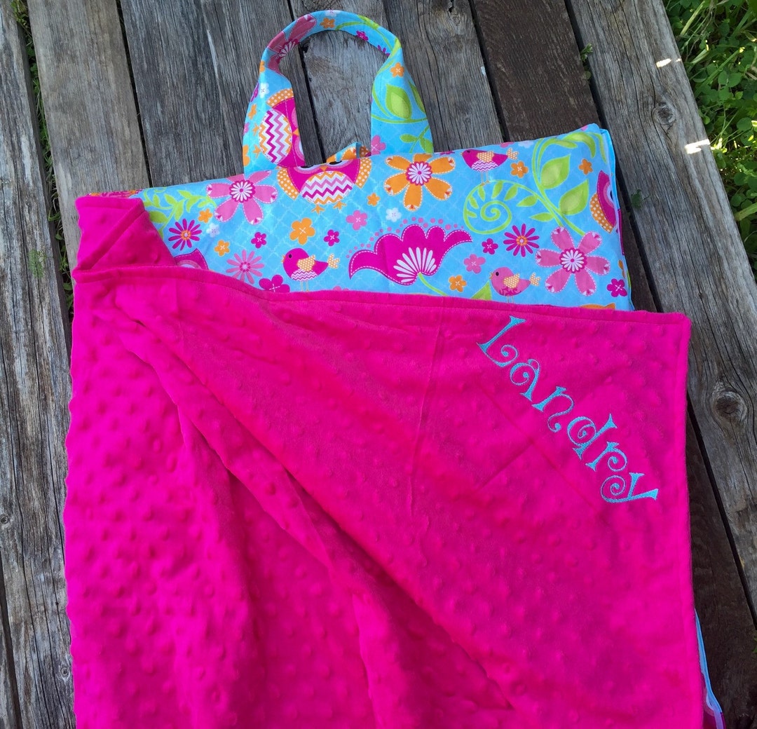 Kindermat Nap Mats Cover With Attached Personalized Minky Etsy