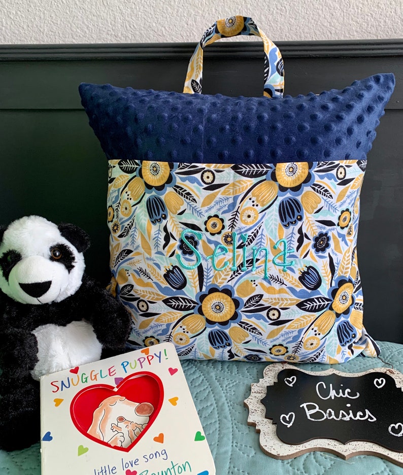 Reading Pillow Reading Pocket Pillow Personalized Reading Etsy UK