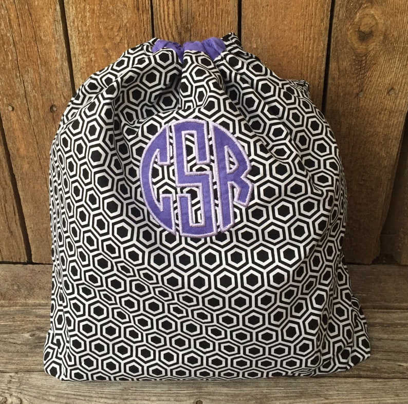 Personalized Laundry Bag Wet Dry Bag Travel Laundry Bag College Cloth Diaper Wet Bag Drawstring Wet Bag Personalized Gym Bag