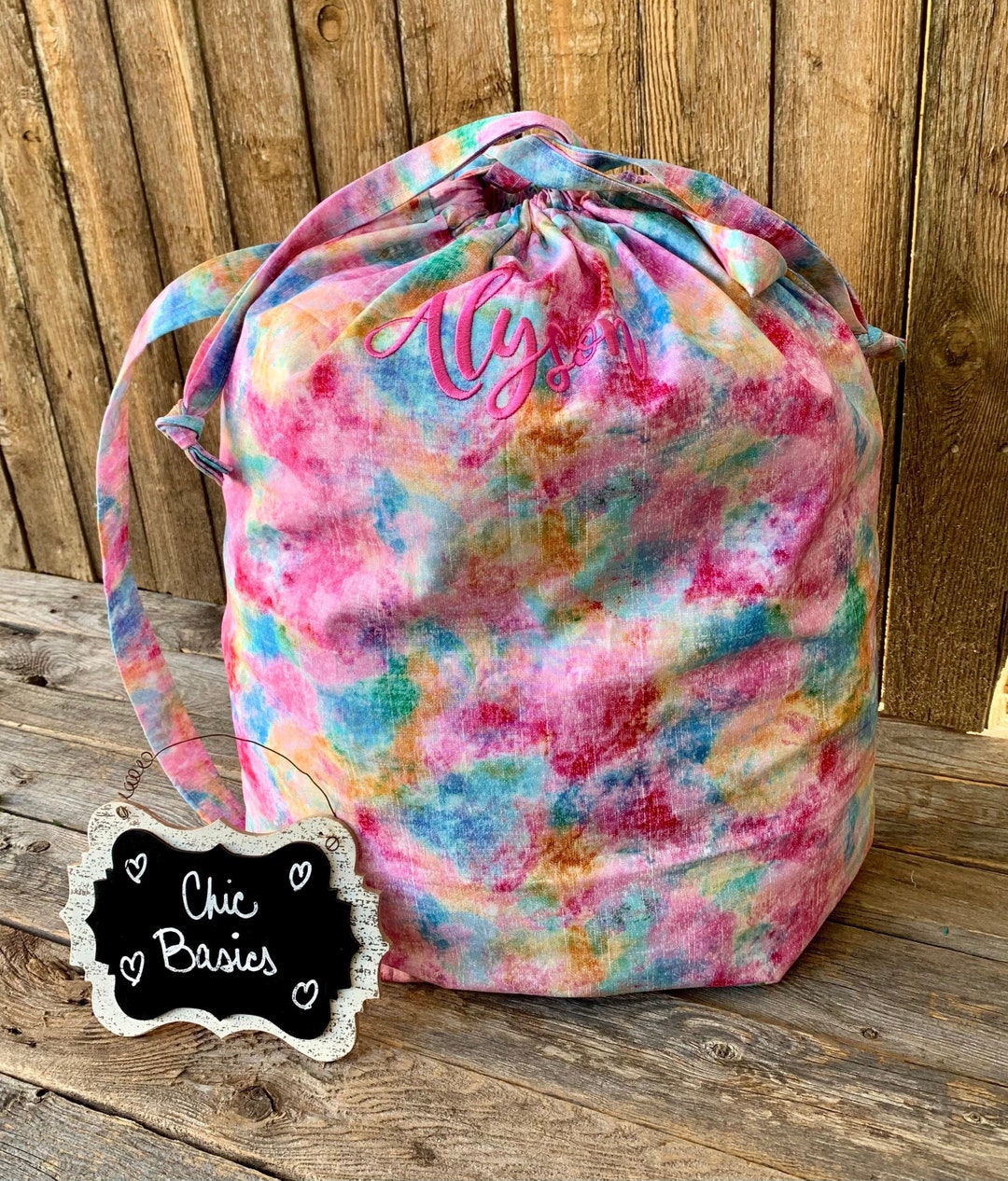 Personalized Laundry Bag Drawstring Laundry Bag College Graduation Gift