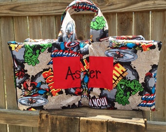 Personalized Kindermat Nap Mat Cover over 200 fabric choices - Custom Napmat Cover with Handles