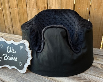 Custom Bumbo Seat Cover -200 fabric choices - solid colors available