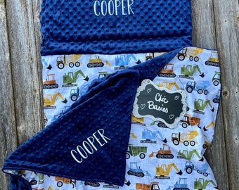 Nap Mat Cover with matching blanket fits Kindermats - Angeles Rest mat - 200 fabric choices