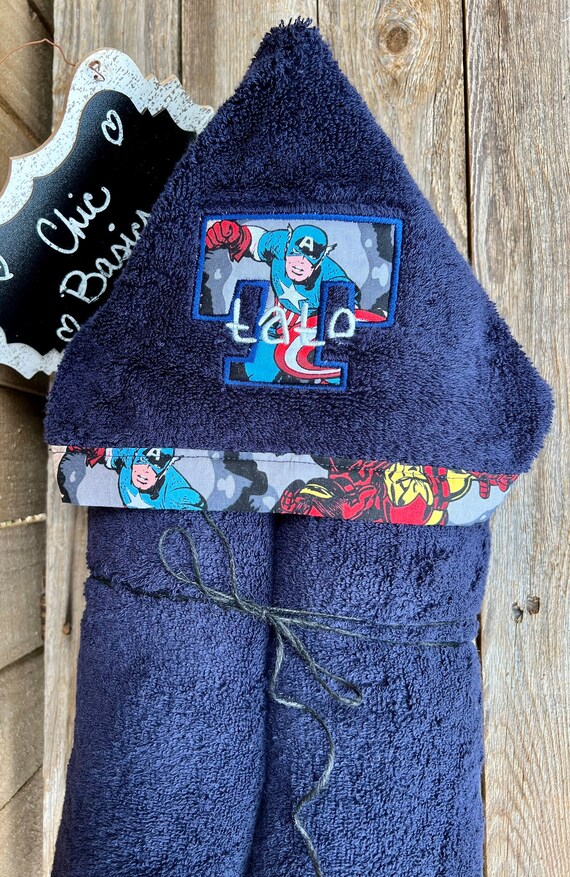 Personalized Hooded Towel - Custom Hooded Bath Towel - Rock n Roll - Guitar - music