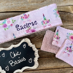 Spa Towel headband - Spa Towel Head Wrap - Facial Headband - Towel Headband - Custom Headband - Reusable Cotton Rounds