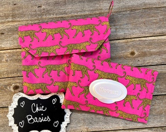 Diaper Clutch with attached minky changing pad - over 200 fabric choices