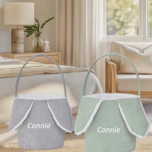 • Personalisierte Körbe • Personalisierte Baby-Geschenke • Ostern-Körbchen für Kinder • Handgemachter Spielzeug-Organizer • Baby-Party-Souvenirs
