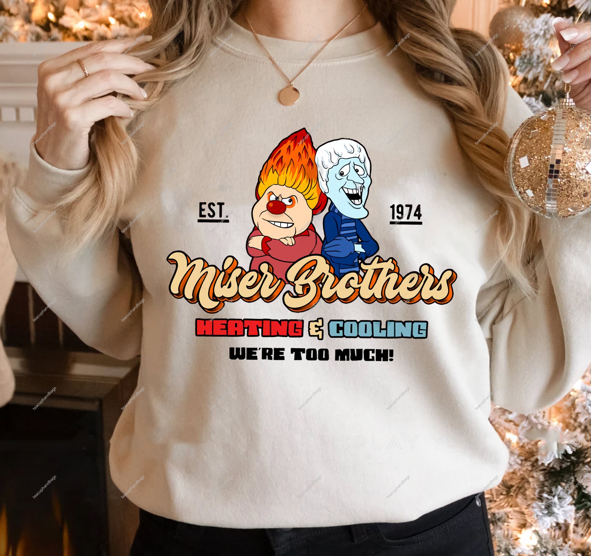 Discover Miser Brothers Heating & Cooling Sweatshirt, Miser Brothers Sweatshirt