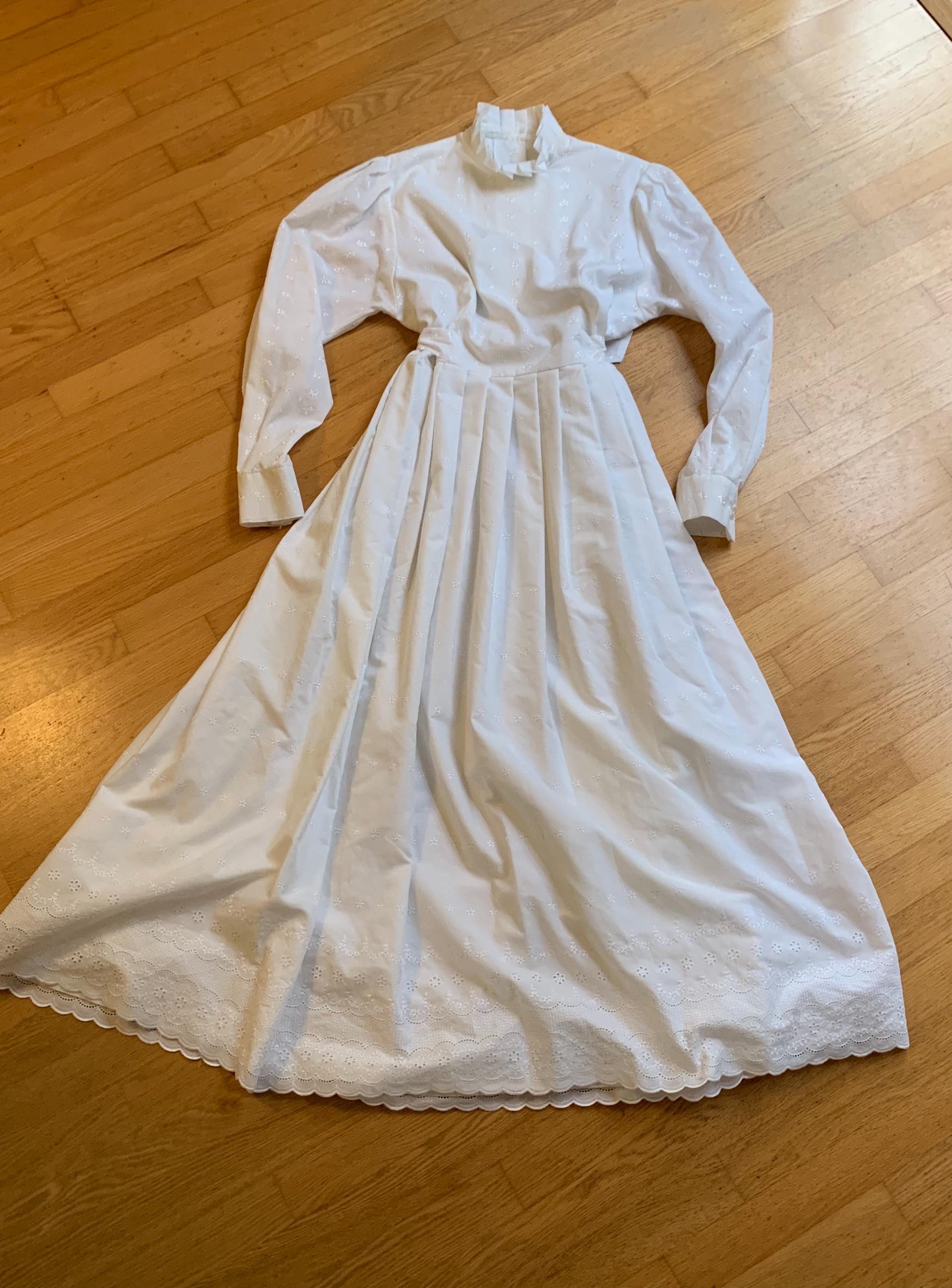 white christmas dresses 201 Prairie Dress main image 0