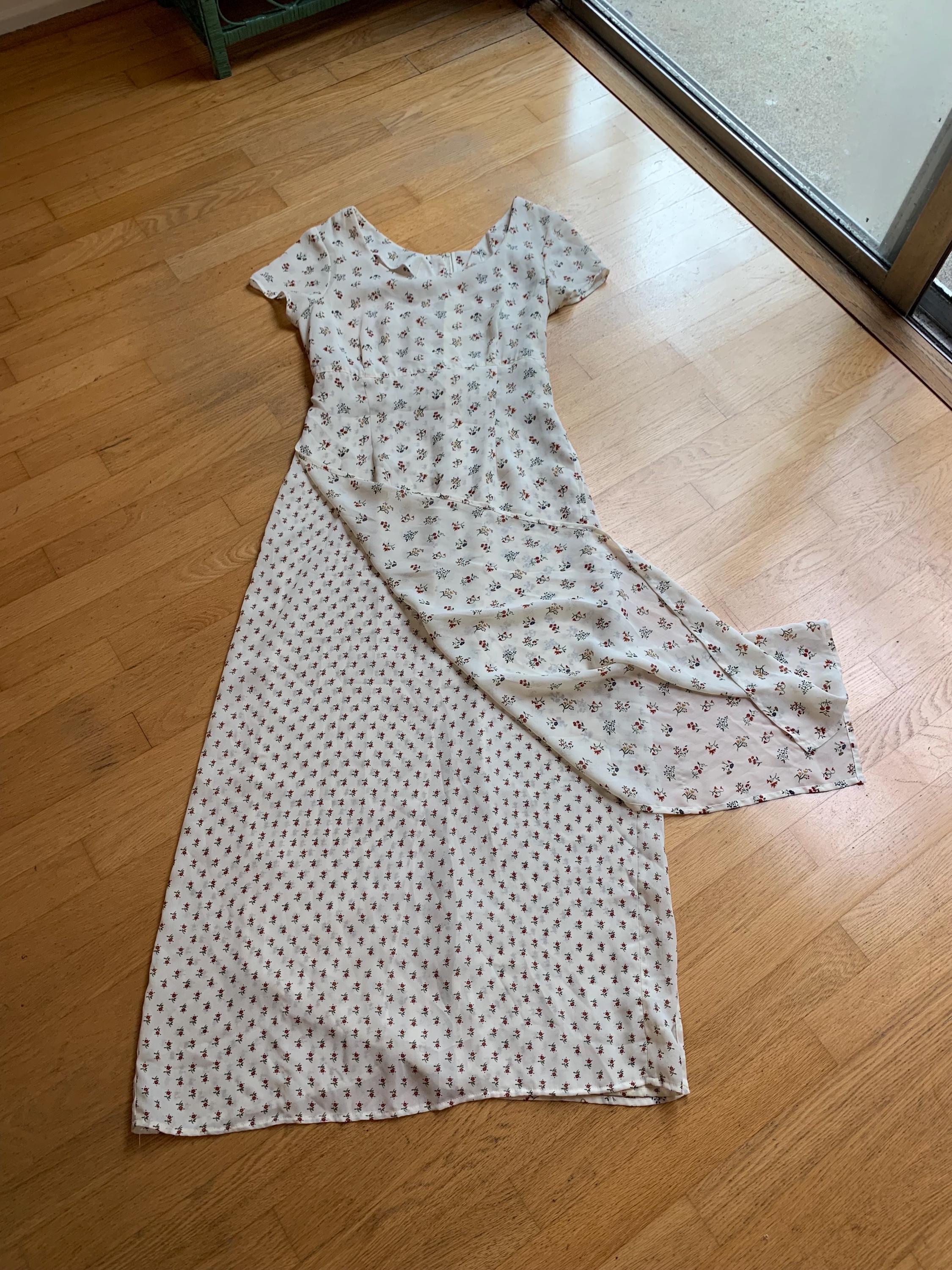 90s Chiffon Dress - Etsy