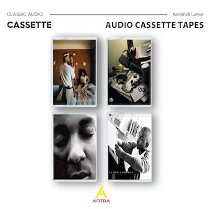 Kendrick Lamar Cassette Tape Bundle – Mr. Morale, Section.80, C4, The Kendrick Lamar EP – Hip Hop Collector’s Set – Custom Retro Audio Tape
