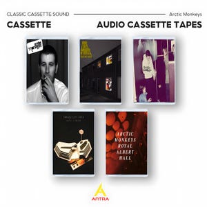Arctic Monkeys-Hörspiel Kassetten | Die volle Sammlung von 5 Vintage Musikalben