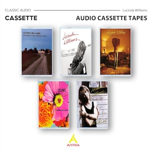 Lucinda Williams Cassette Tape Set - Classic Country Rock Audio Cassettes - Vintage Music Collection