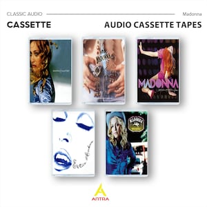 Vintage Madonna Cassette Tape Set: Retro Music Collection