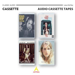 Lana Del Rey Cassette Tape Collection: Vintage Music, Sirens, Lust for Life