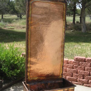 Copper Panel Fountain 6&#39; Tall