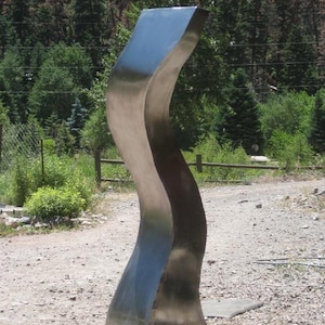 Kokopelli Stainless Steel Sculpture