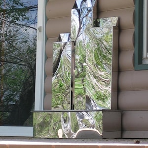 Overlaid Panel Fountain Stainless Steel