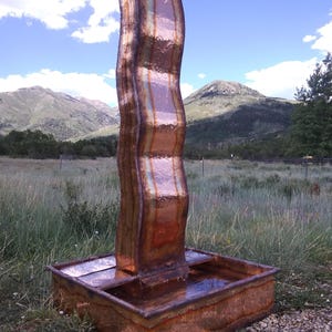 Flame Fountain 6&#39; with Oversized Basin
