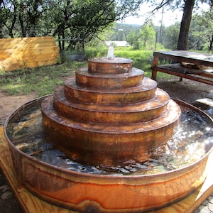 Copper Wedding Cake Fountain