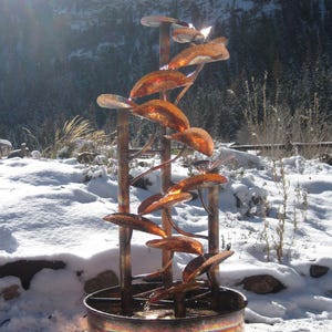 Helix Fountain 5&#39; tall