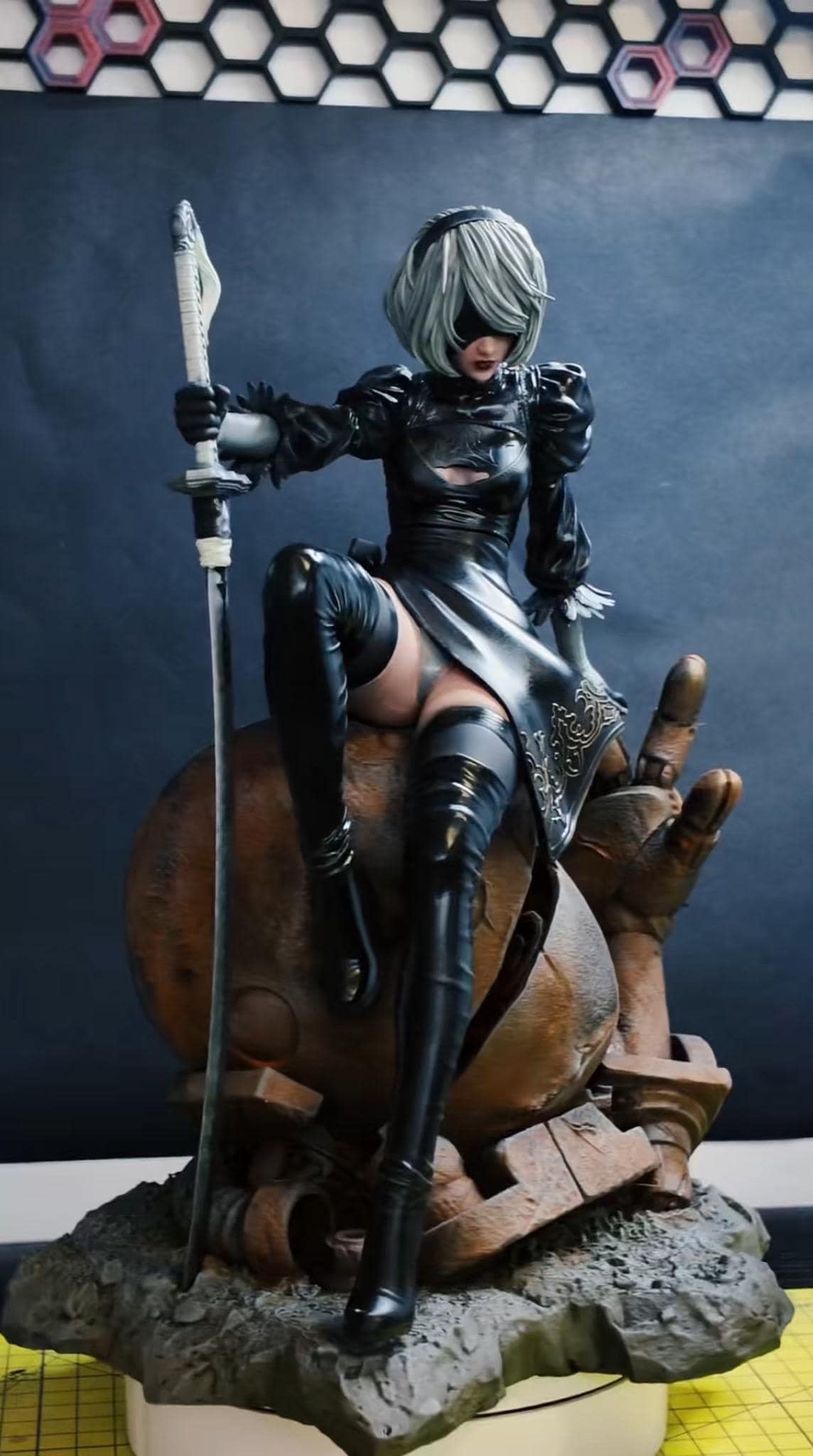 2B Nier Automata (3D Resin Printed & Hand-Painted)
