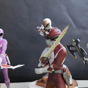 Mighty Morphin Power Ranger (3D Resin Printed & Hand-Painted)