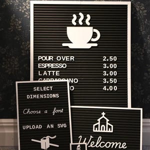 Custom Letter Board Deco  Message Board With Letter And Number